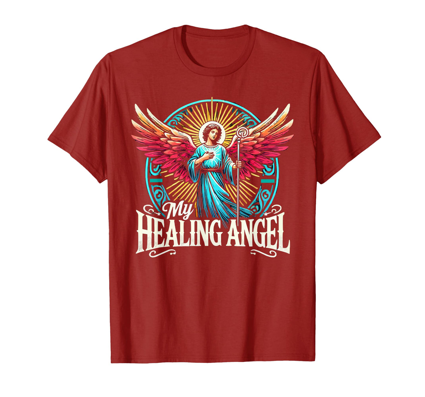 Archangel Raphael Catholic Christianity Guardian Angel T-Shirt