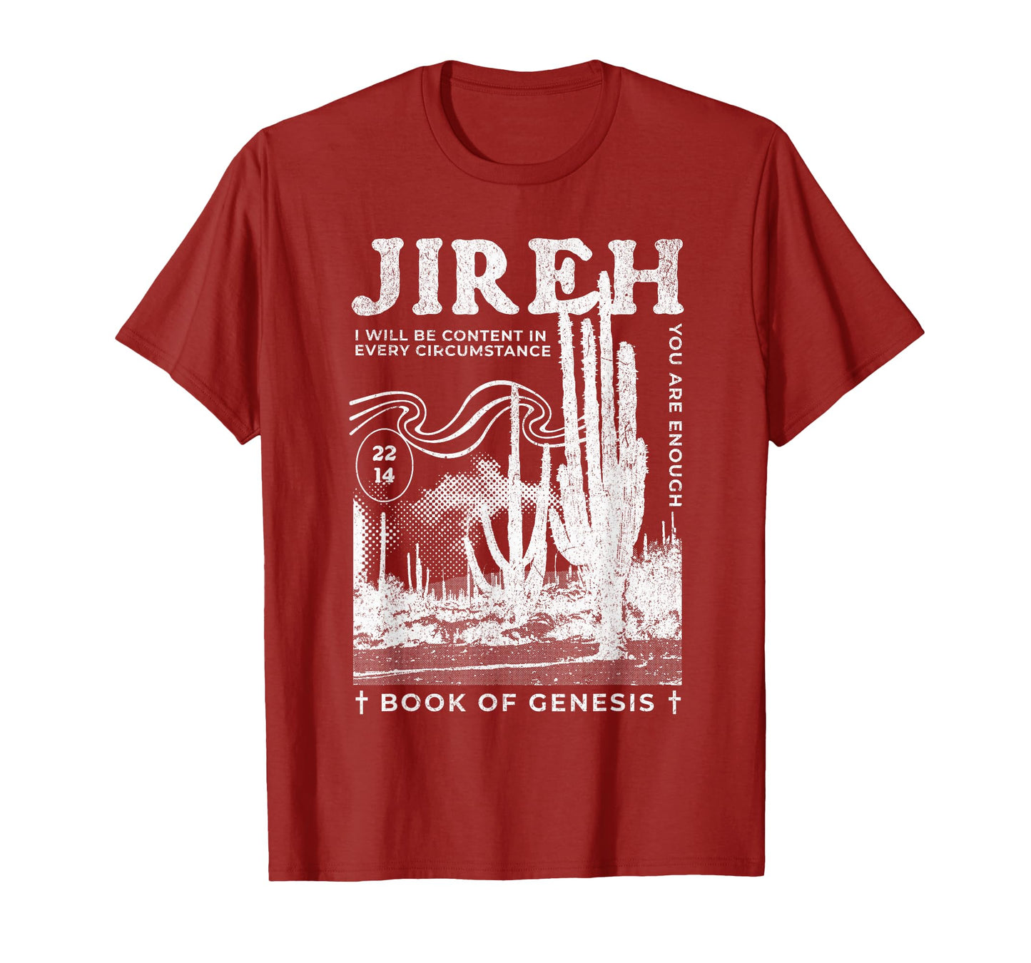 Jireh You Are Enough Boho Trendy Bible Verse Christian T-Shirt