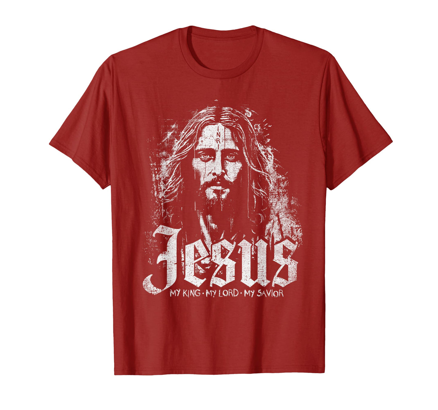 Jesus Christ My King My Lord My Savior Prayer Christian T-Shirt
