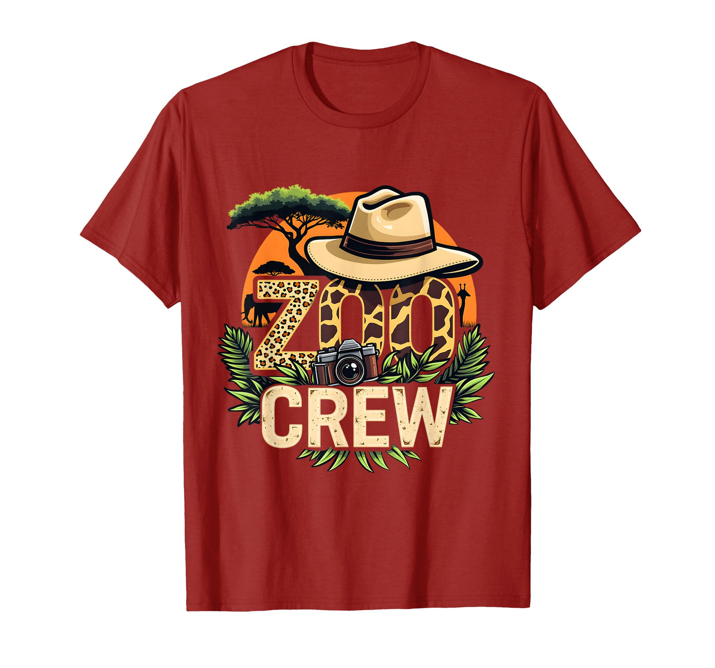 Zoo Crew Wildlife Animal Wild Field Trip Safari Animals T-Shirt