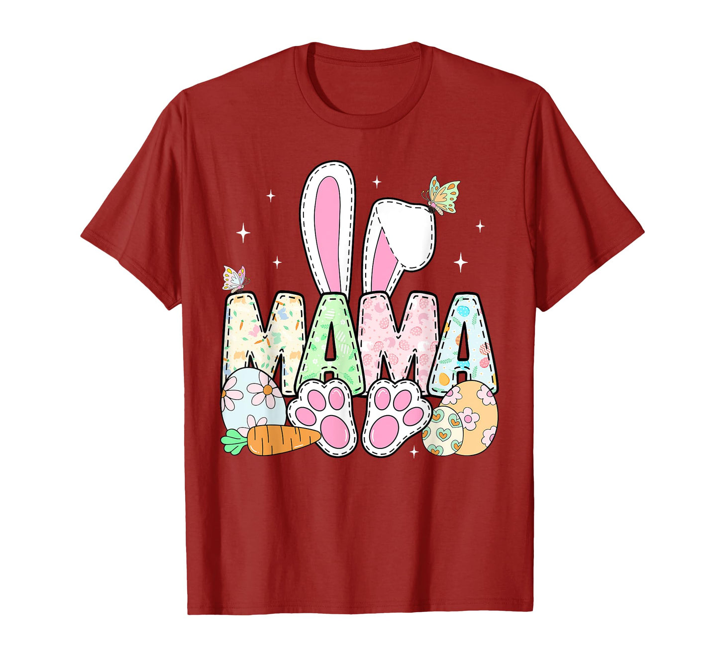 Easter Bunny Mama Spring Eggs Hunting Family Matching Easter T-Shirt
