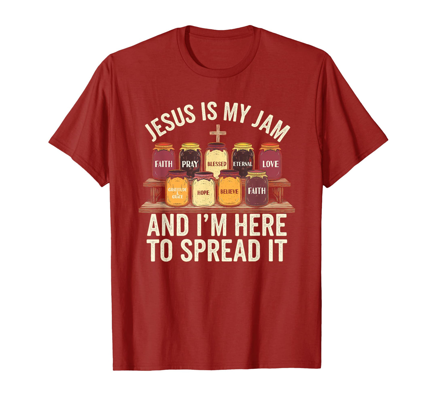 Jesus is My Jam Tshirt Men Women Christian Bible Verse T-Shirt