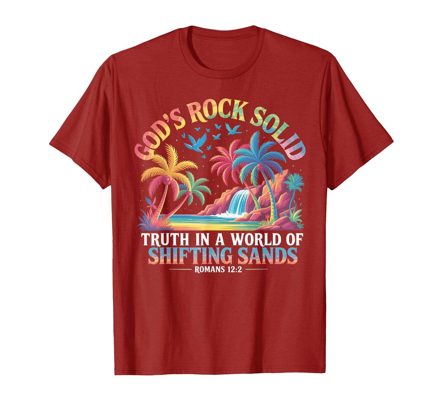 God's Rock Solid Breaker Rock Beach VBS 2025 Christian T-Shirt