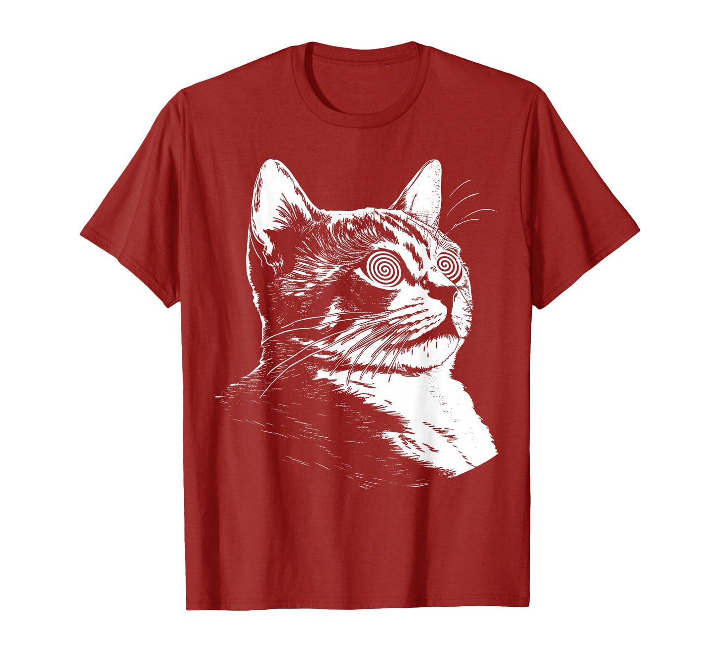 Psychedelic Cat Festival EDM Trippy Illusion Kitty Rave Cats T-Shirt