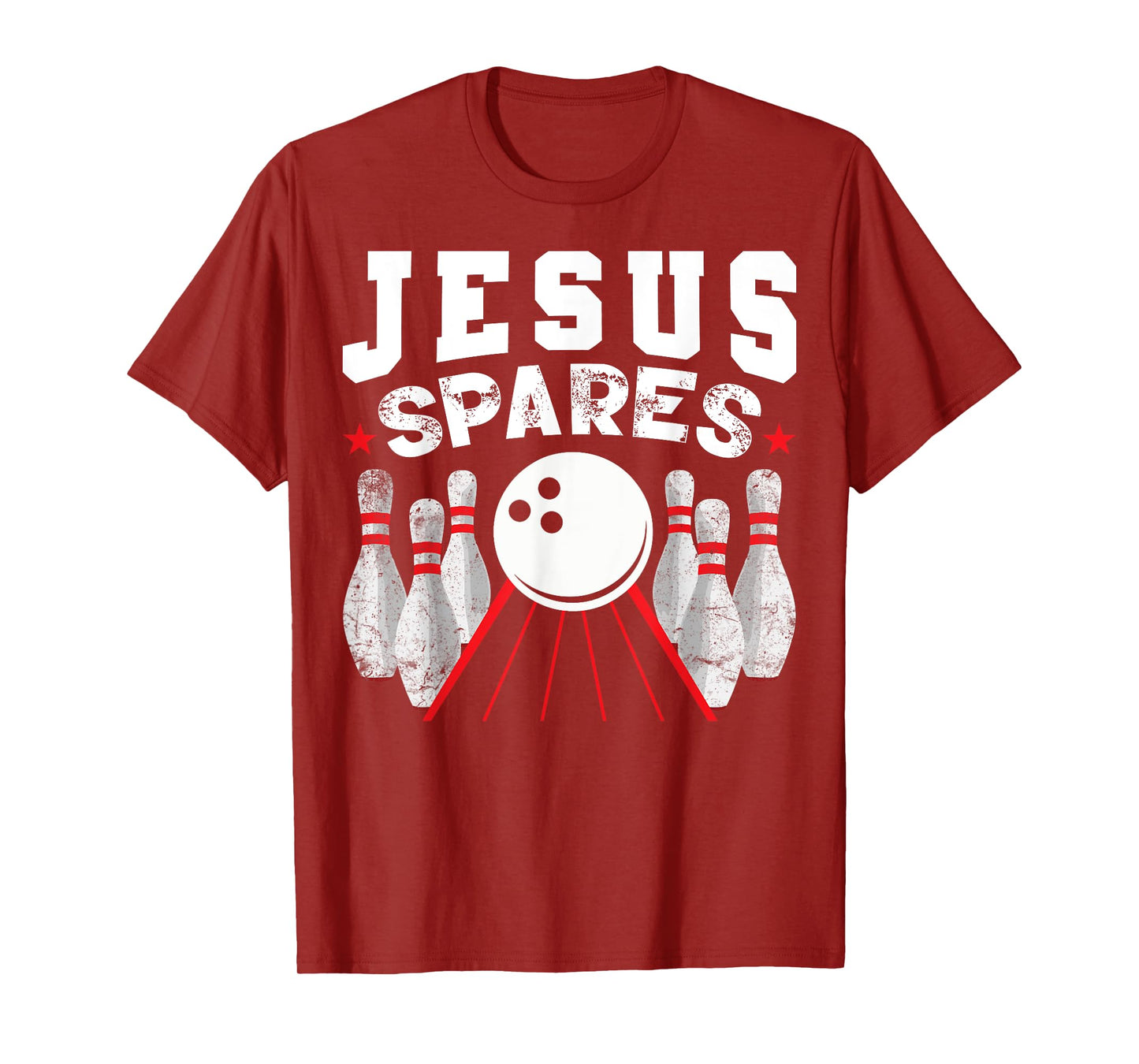 Jesus Spares Funny Christian Bowling T-Shirt