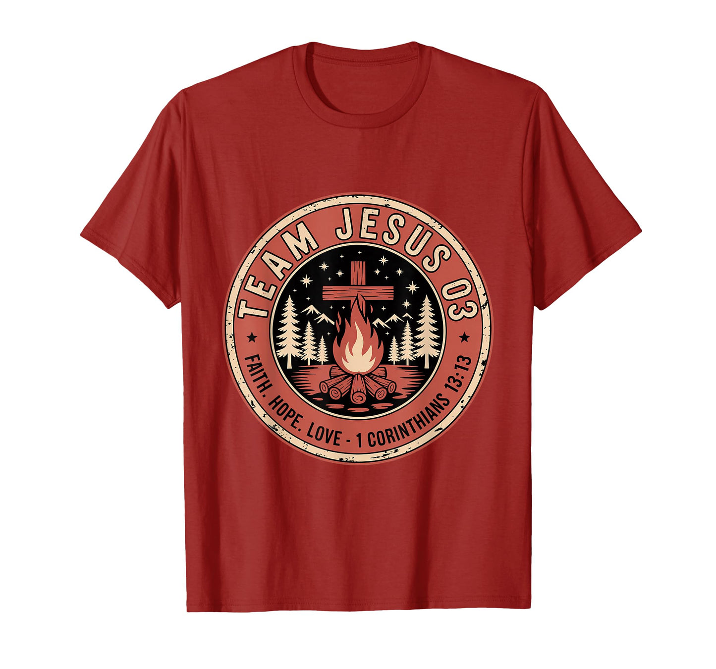 Christian - Team Jesus 03 Faith Hope Love T-Shirt
