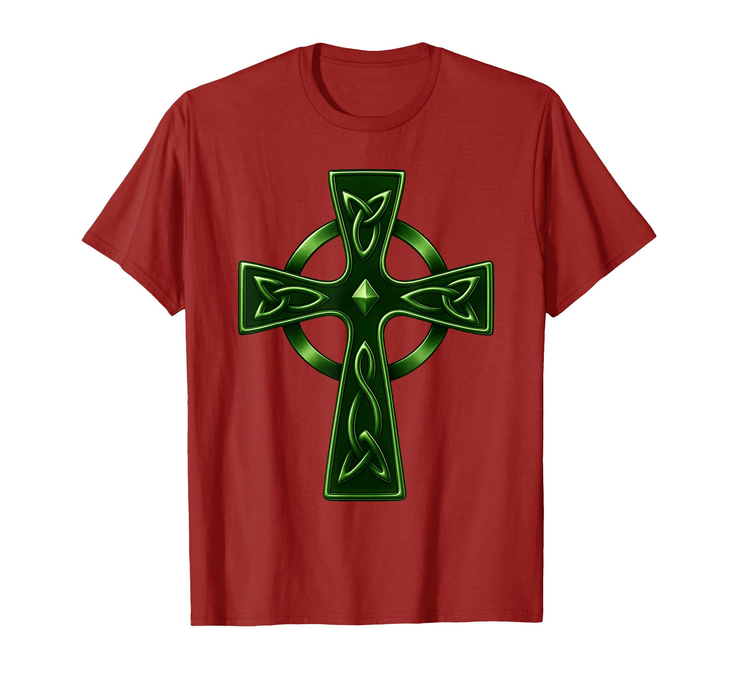 Irish Celtic Cross Knot - Nordic Catholic Christian T-Shirt