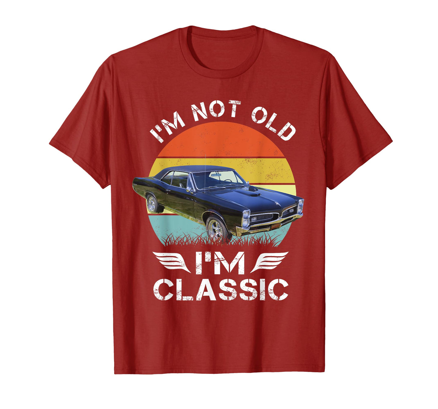 1967 67 GTO Classic Car Old School Muscle Car T-Shirt