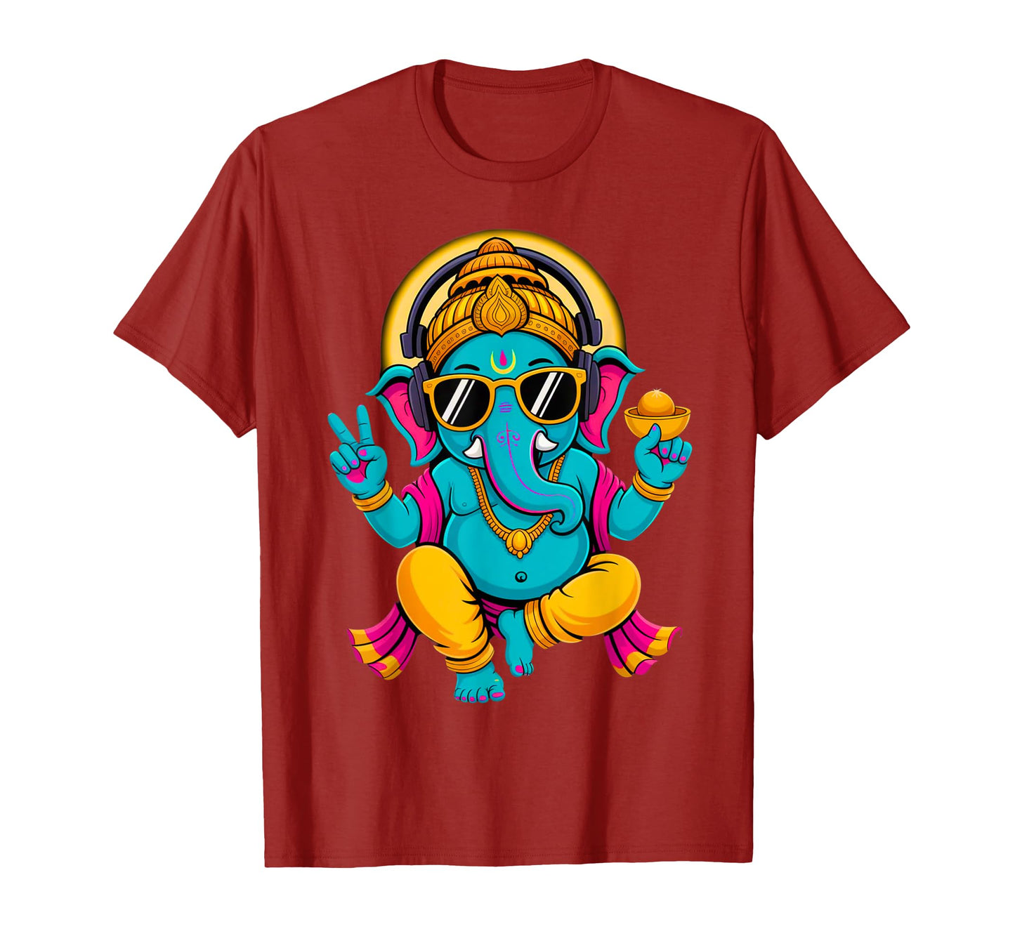 Hindu Ganesha Puja Meditation Yoga Murti Elephant God India T-Shirt