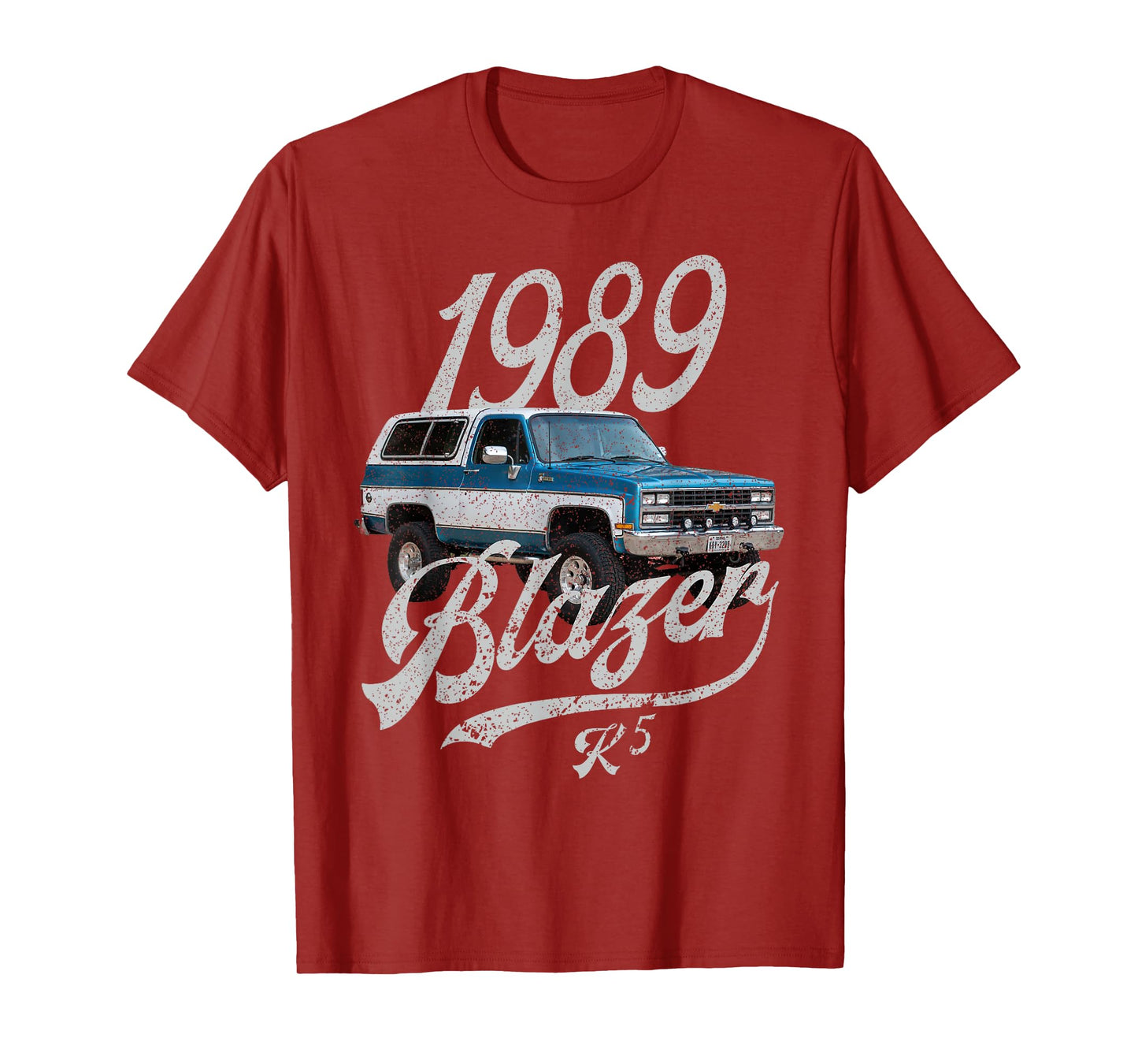1989 k5 blazer Blue White T-Shirt