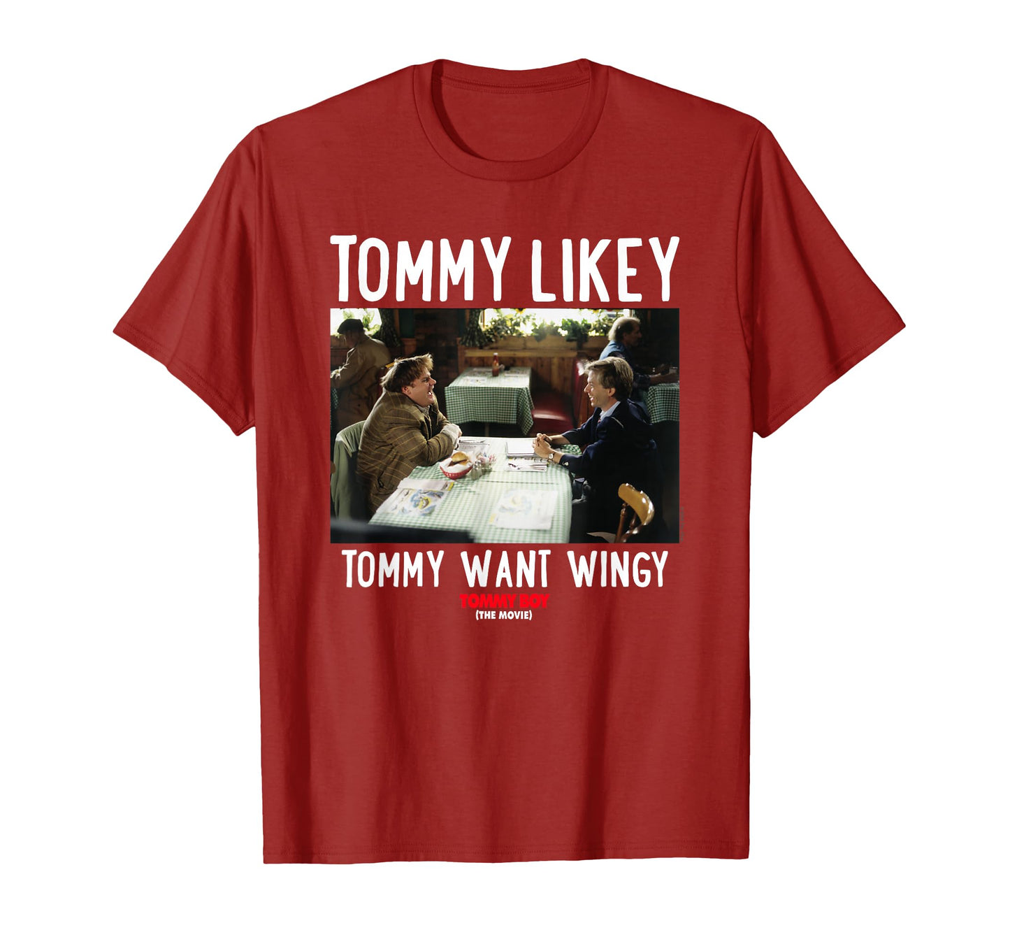 Tommy Boy Tommy Likey T-Shirt, Small, Black