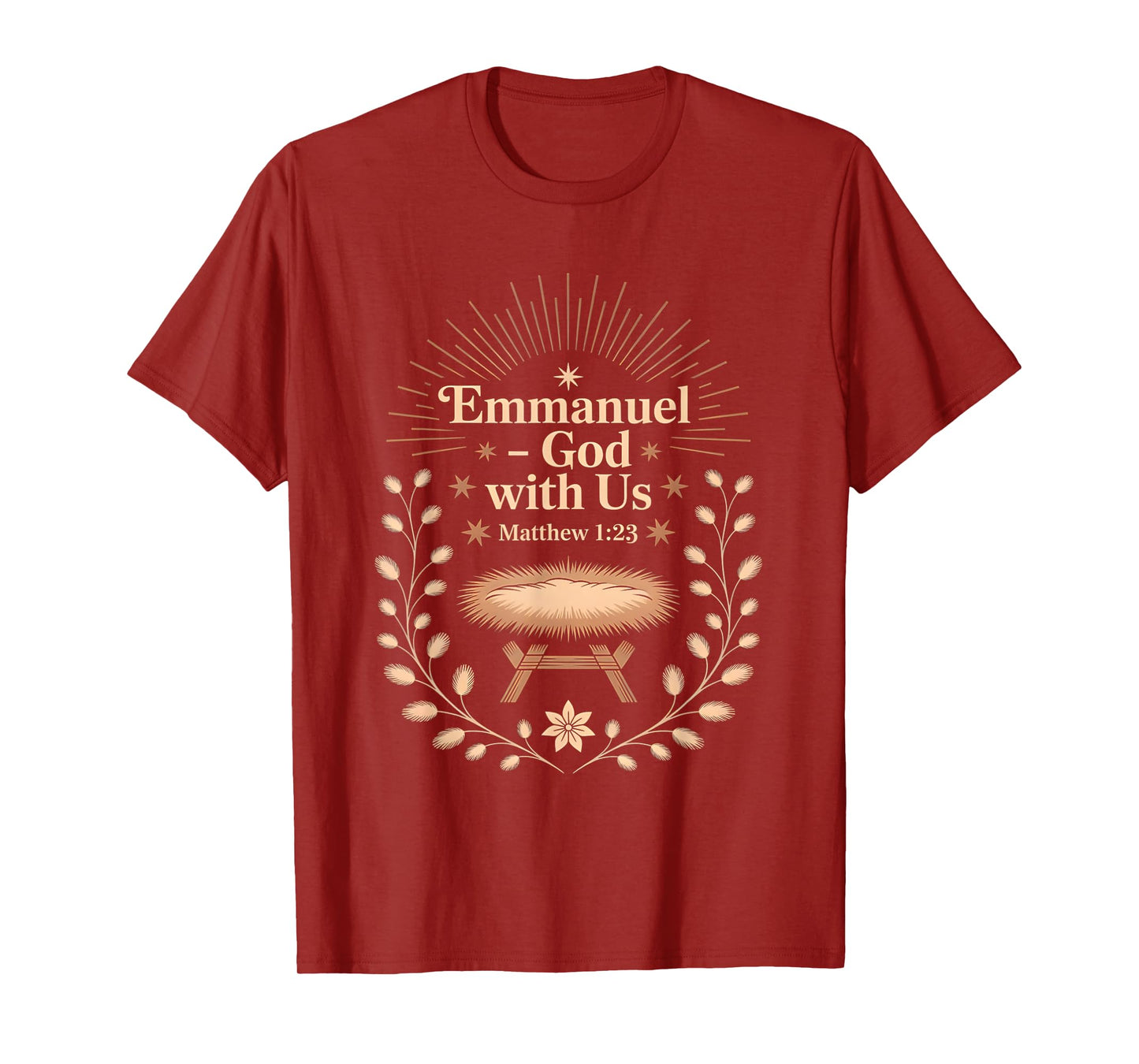 Emmanuel God With Us T Shirt T-Shirt