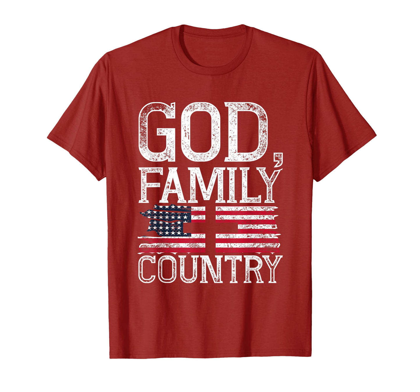 Patriotic Christian American Pride Christianity Faith Prayer T-Shirt