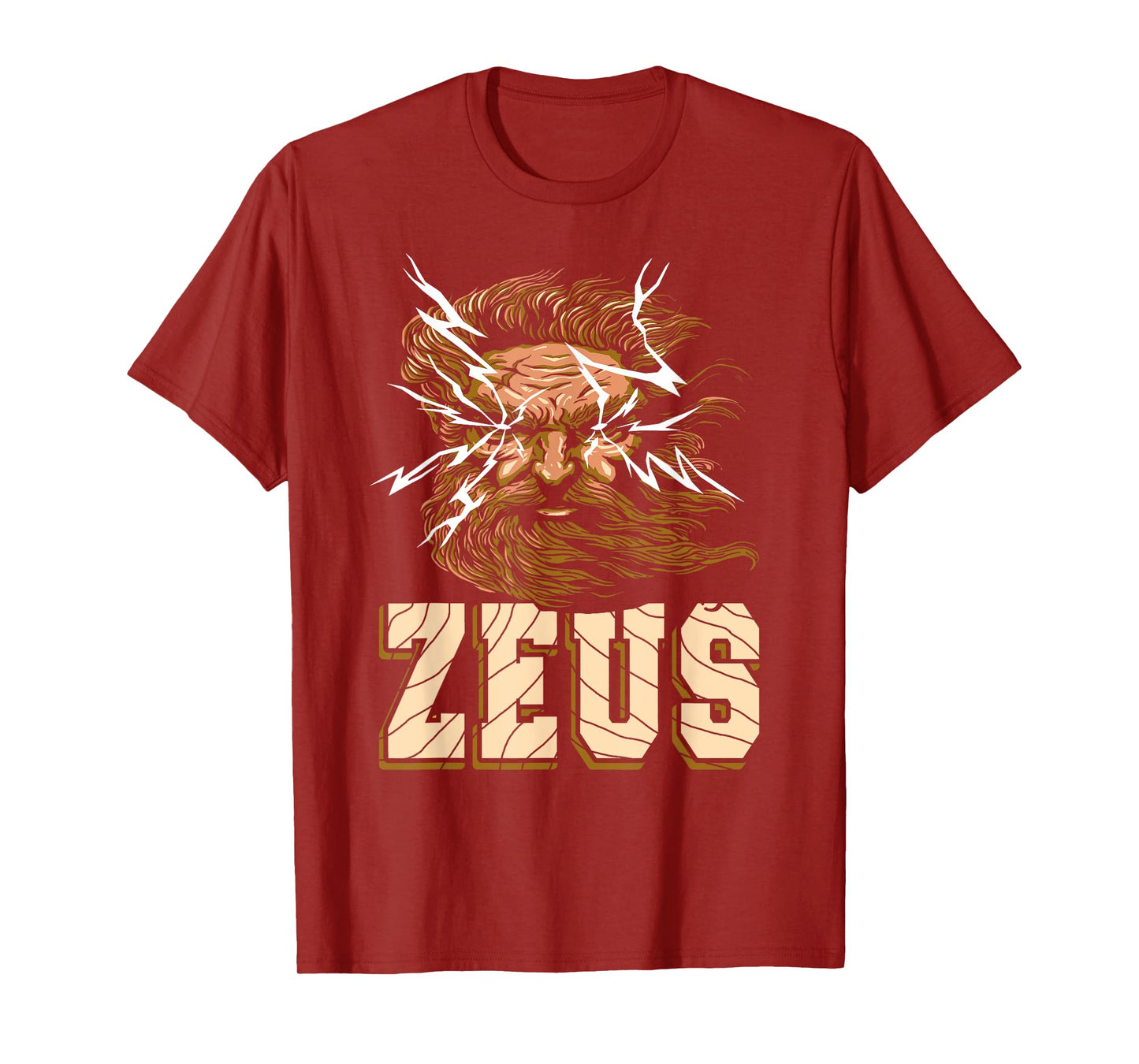 Zeus Lightning Wrath Greek God Mythology Thunder Power T-Shirt
