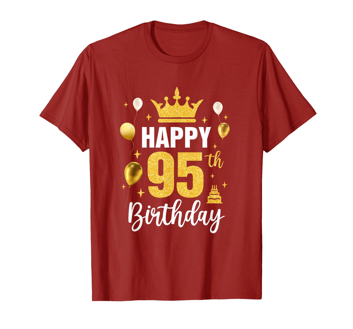 Happy 95Th Birthday Idea For 95 Years Old Man And Woman T-Shirt