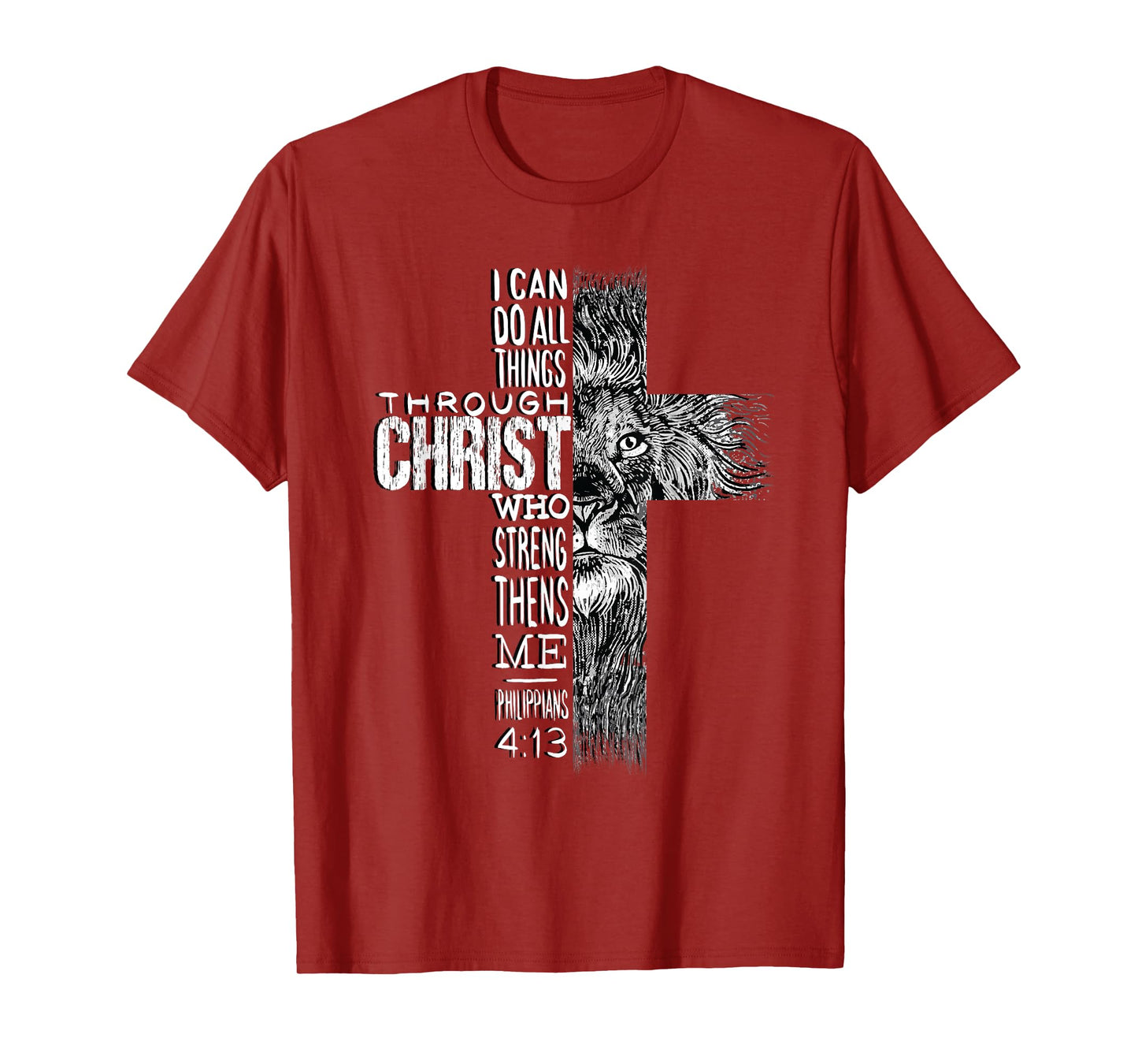 Christian Jesus Lion of Tribe Judah Cross Lion of Judah T-Shirt