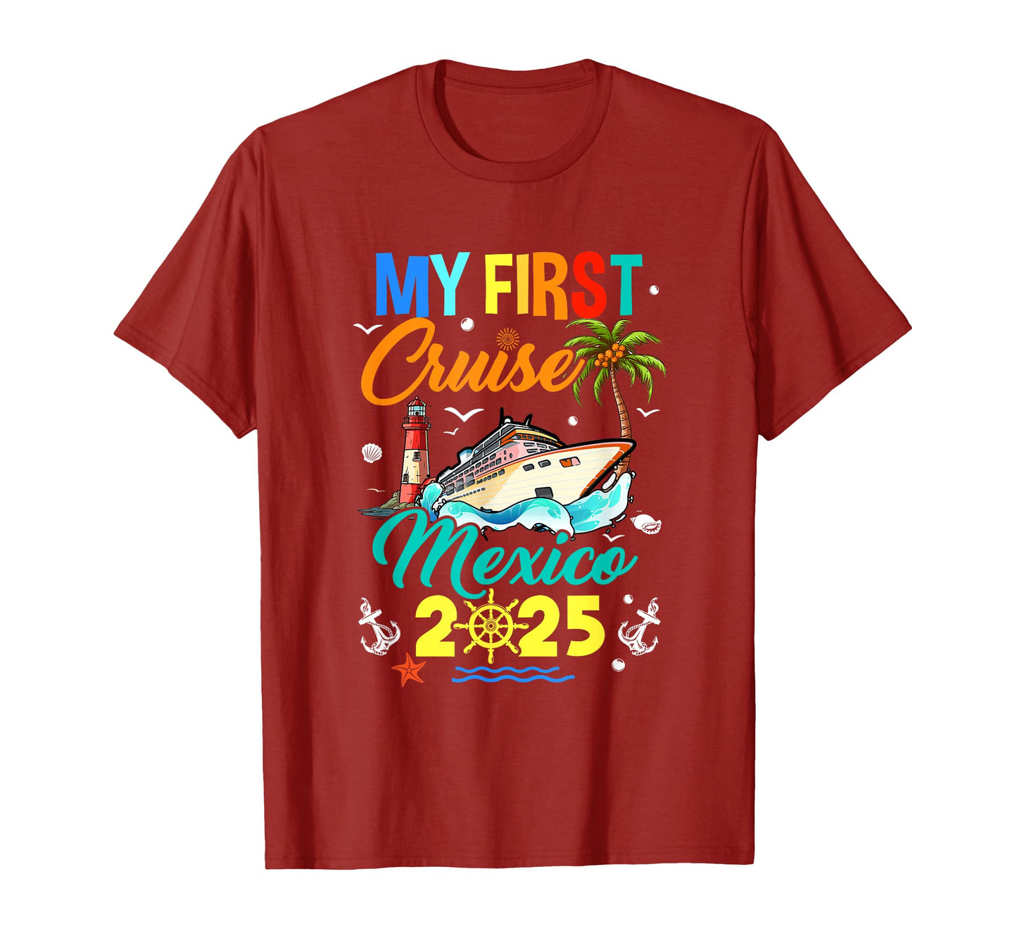 My First Cruise Mexico 2025 Family Matching Vacation Group T-Shirt