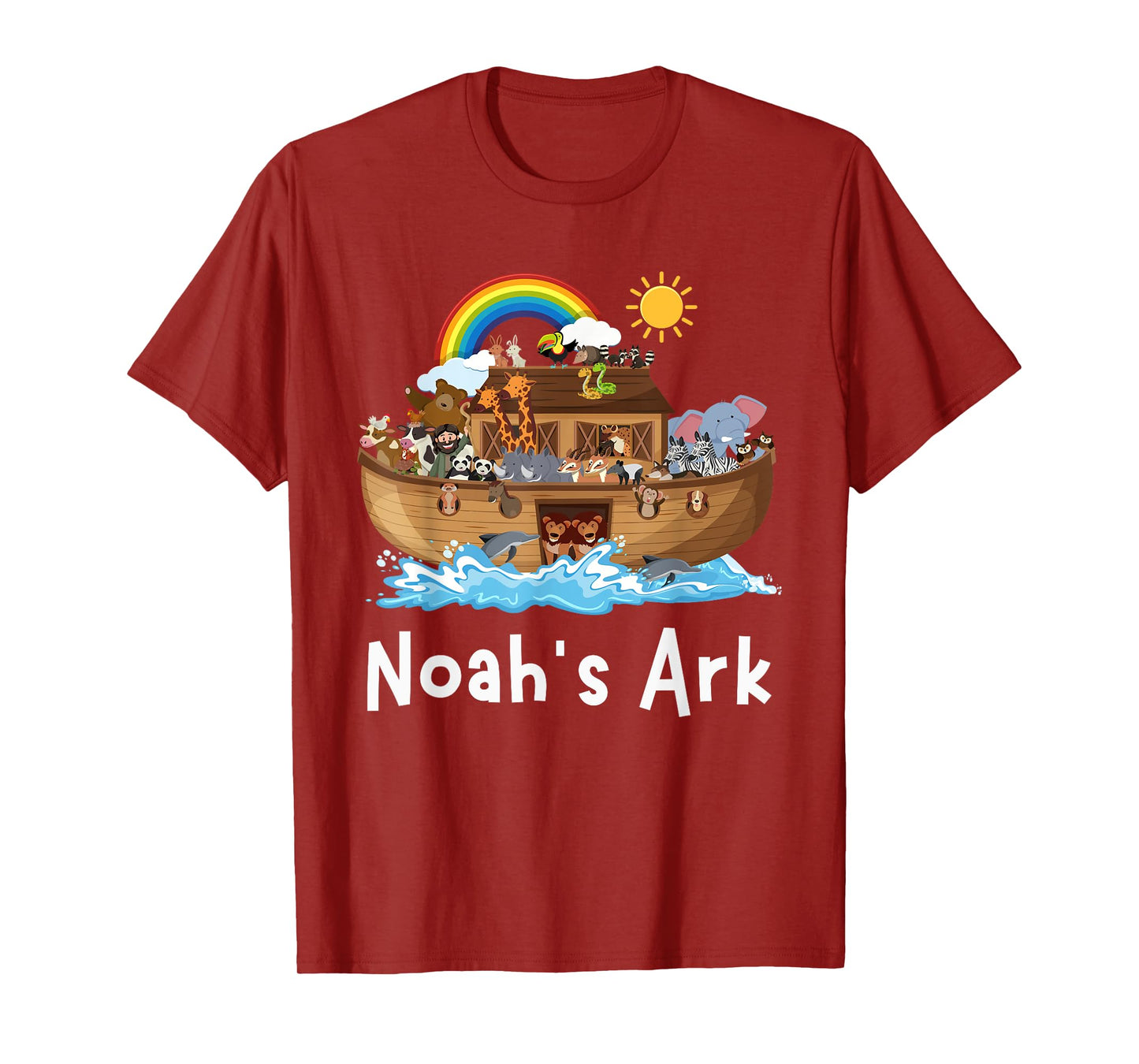 Girls Christian Faith Noah's Ark Sunday School Boy Student T-Shirt