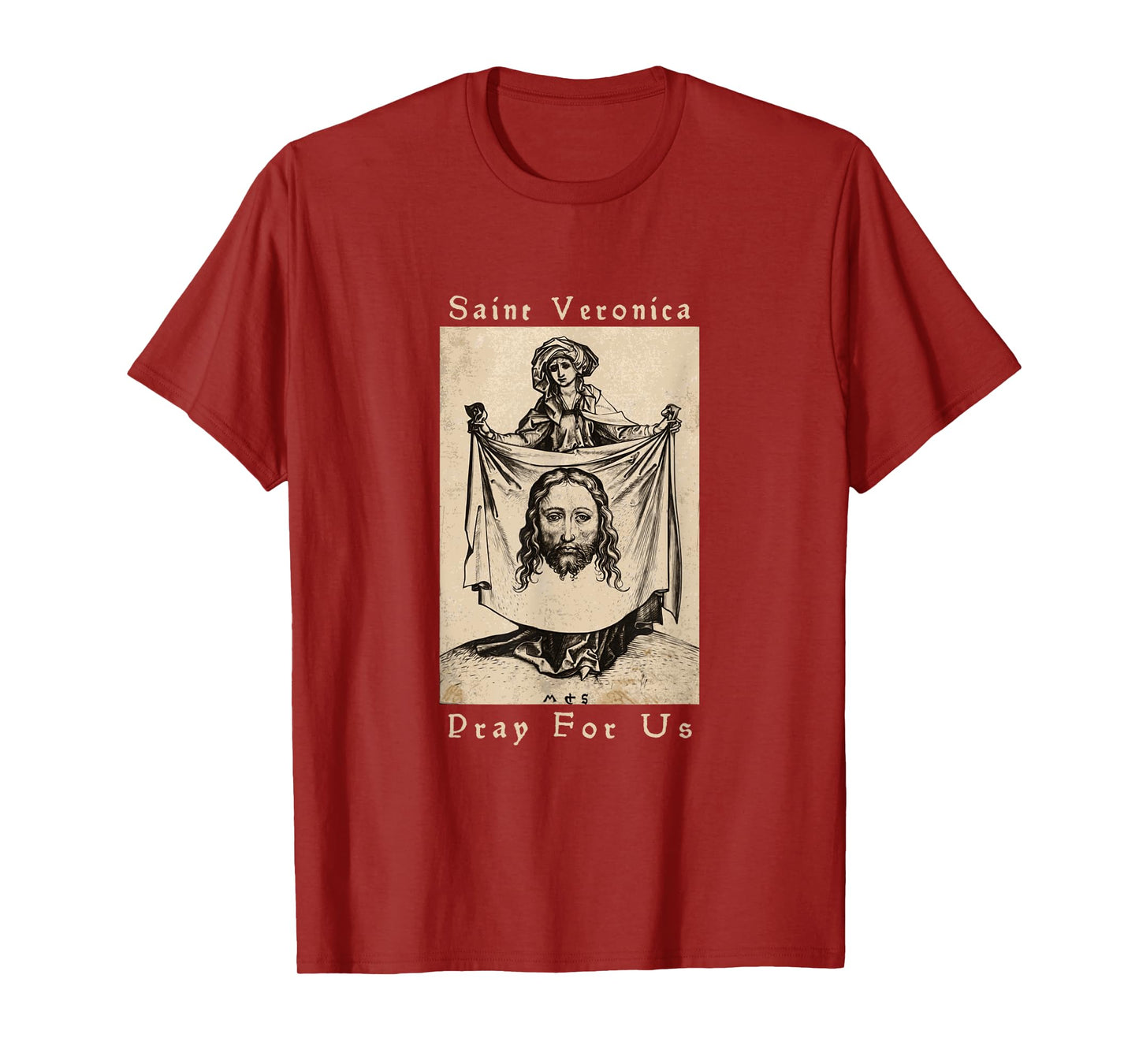St Veronica Pray For Us Veil of Veronica T-Shirt