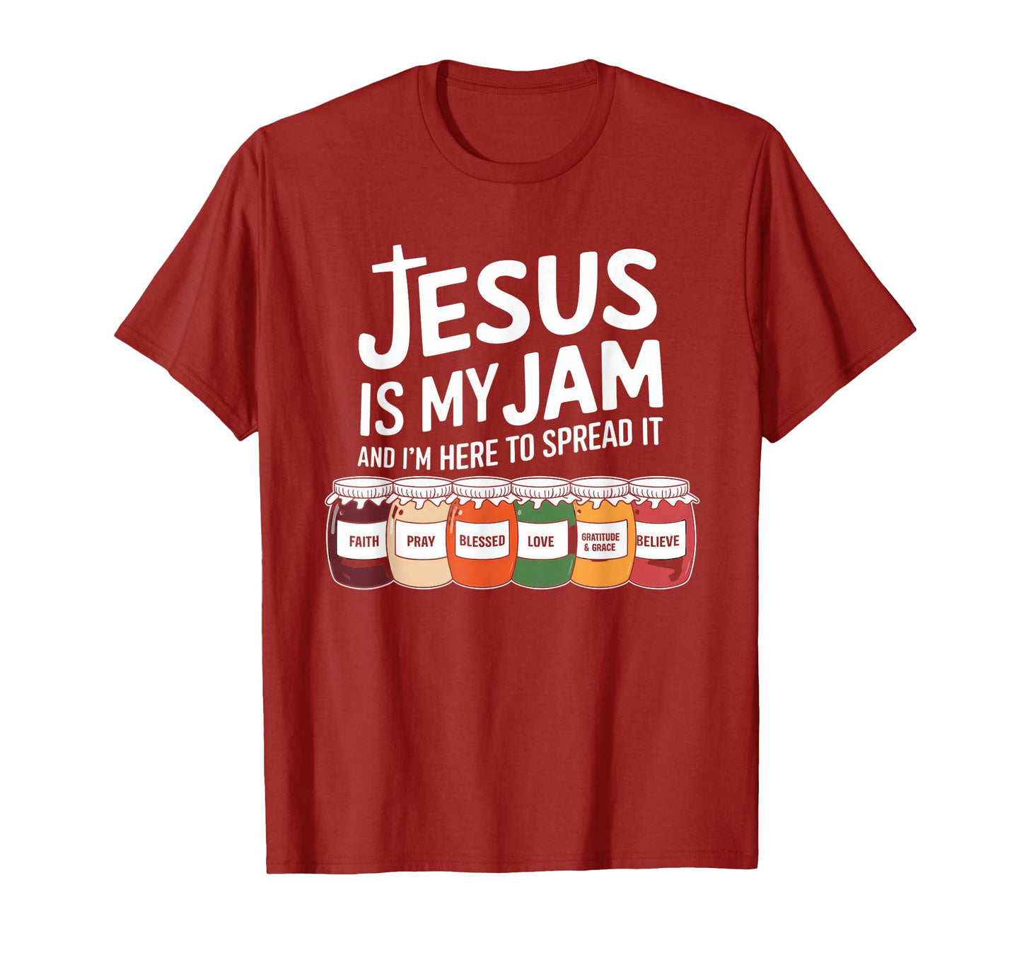 Jesus is My Jam Tshirt Men Women Christian Bible Verse T-Shirt