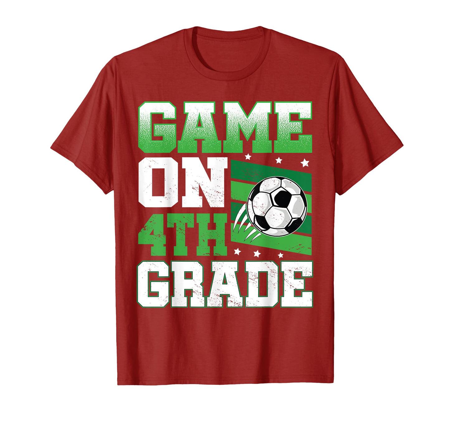 Soccer Game On 4th Grade Back To School Cute Sports Boys T-Shirt