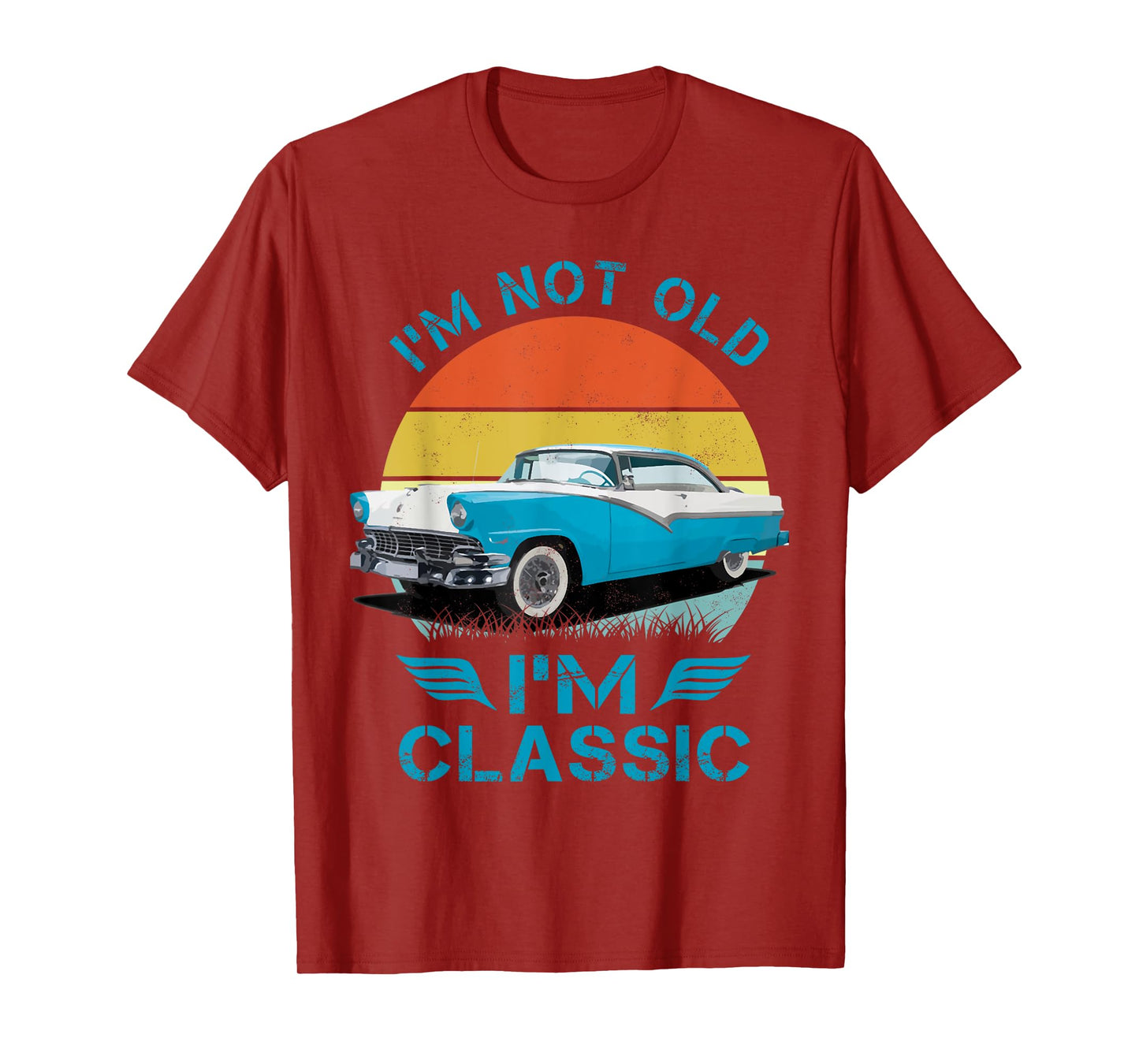 1956 56 fairlane, im not old im classic classic car T-Shirt