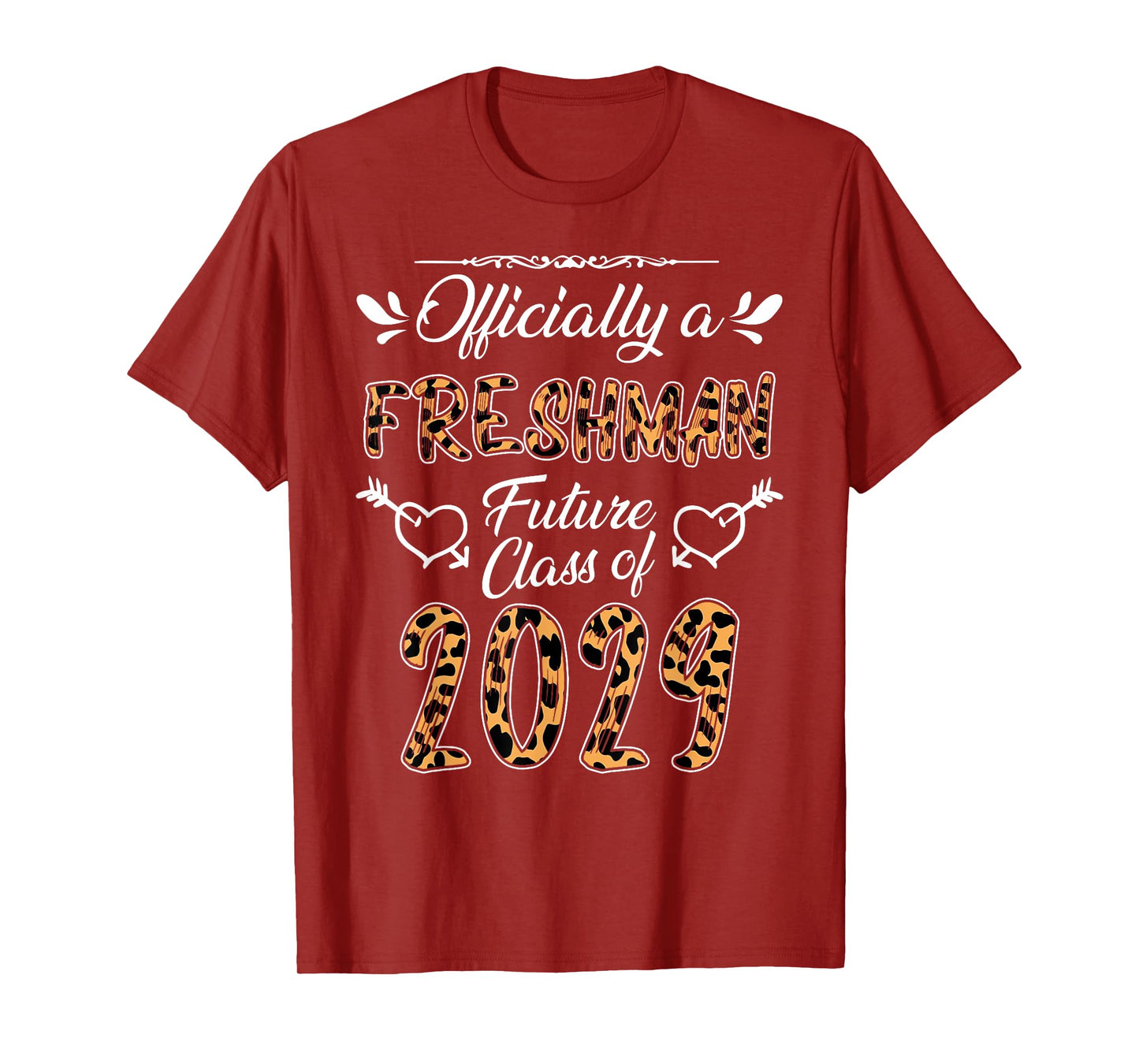 Officially a Freshman Future Class of 2029 Leopard T-Shirt