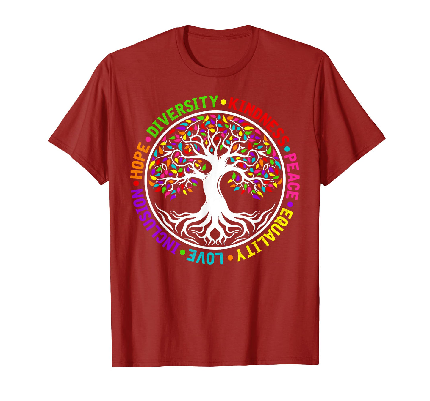 Kindness Peace Equality Love Inclusion Hope World Peace Day T-Shirt