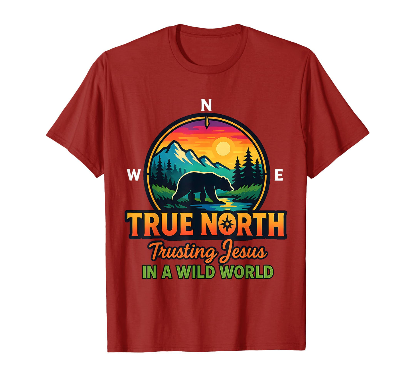 True North Trusting Jesus In A Wild World VBS 2025 Kids T-Shirt