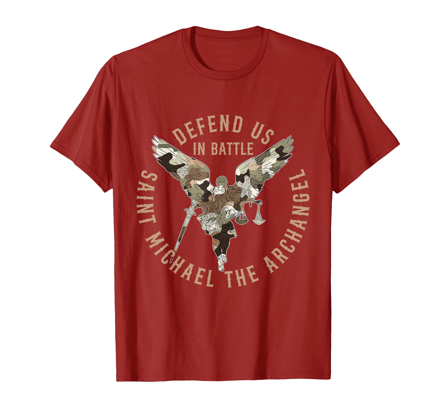 Defend us in battle Saint Michael the archangel T-Shirt