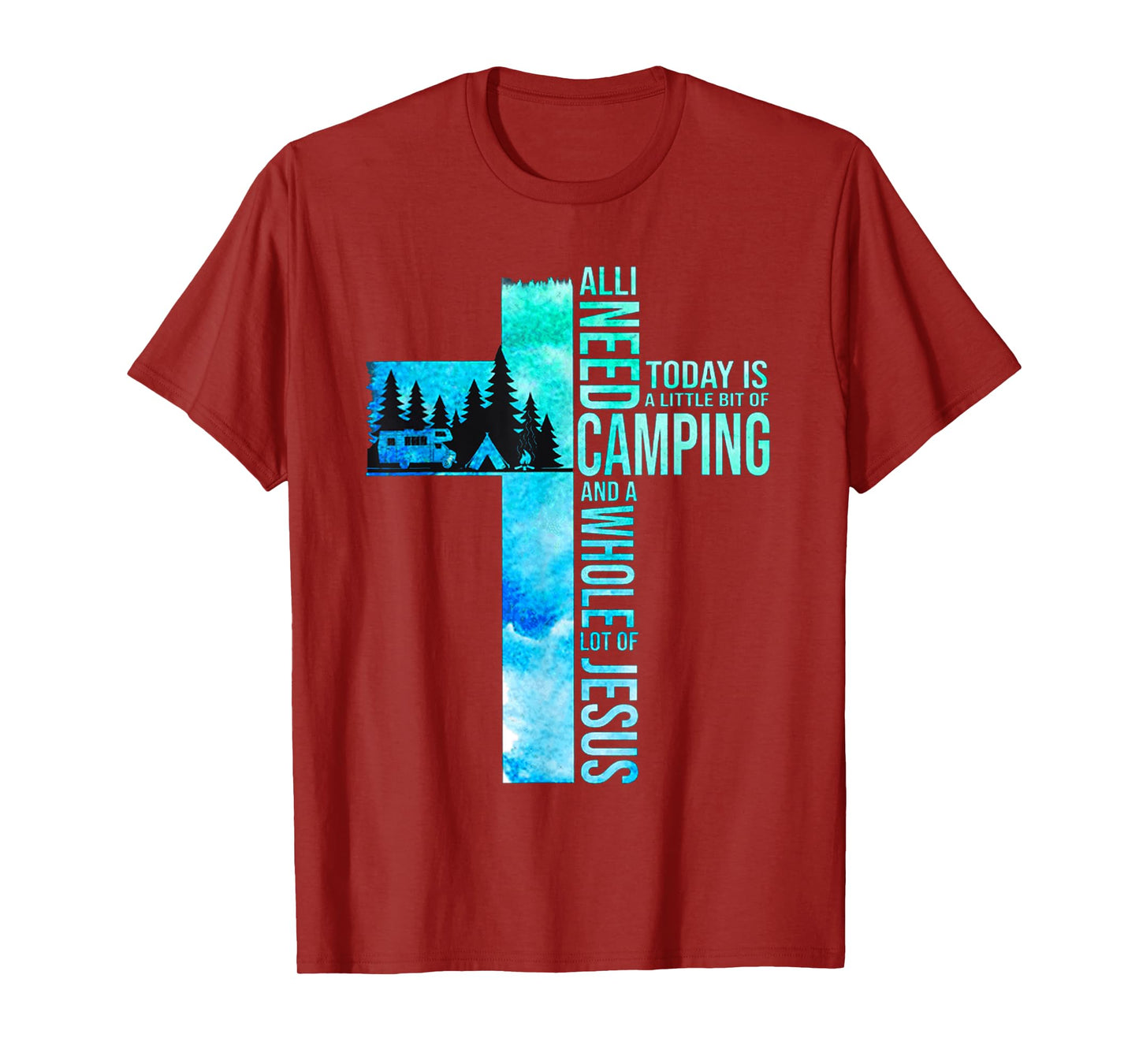 Camping and Jesus T-Shirt