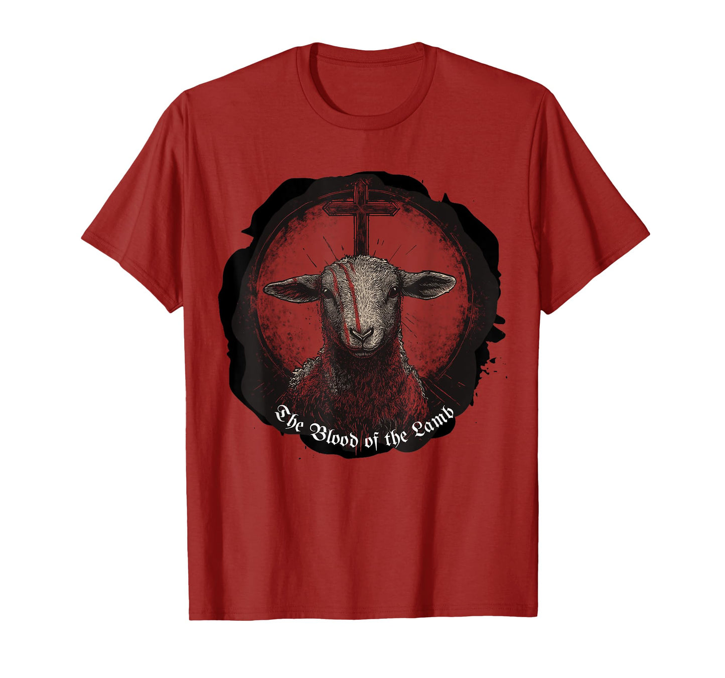 Blood of the Lamb Verse | Gothic Grunge Christian Streetwear T-Shirt