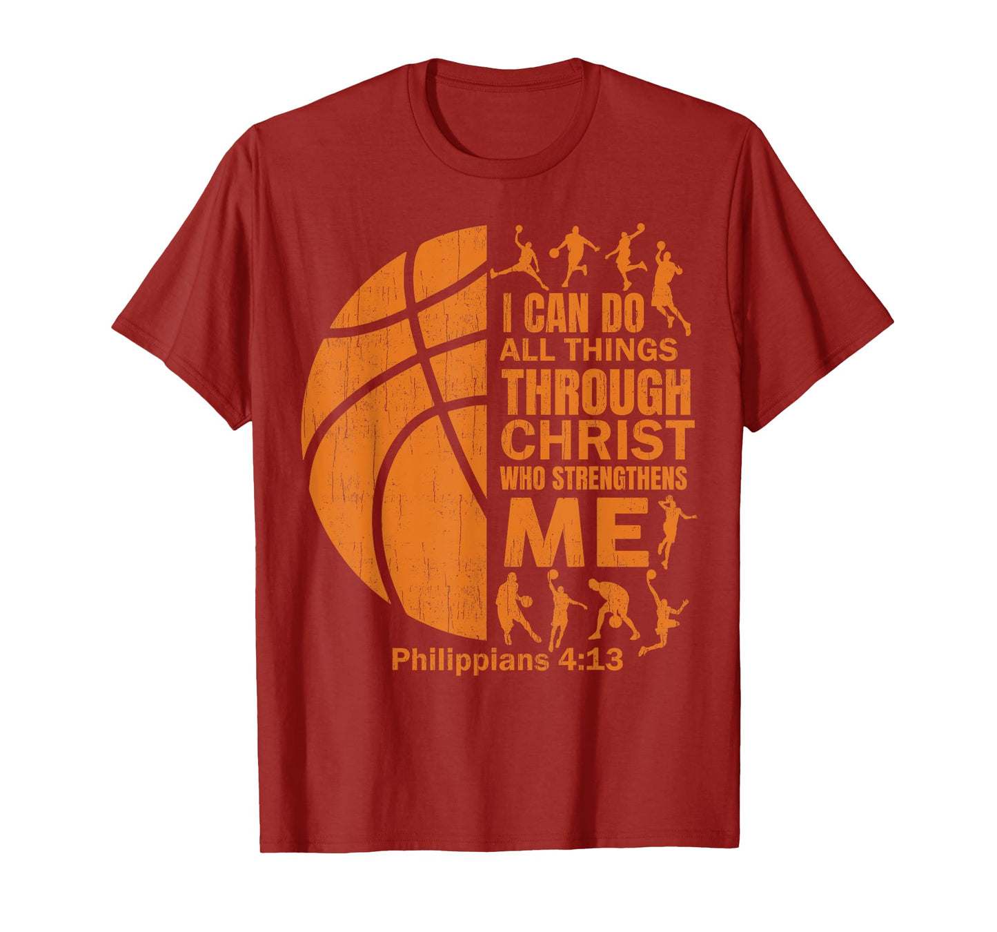Men Basketball t Shirt Christian Christ Bible Verse Boy Kid T-Shirt