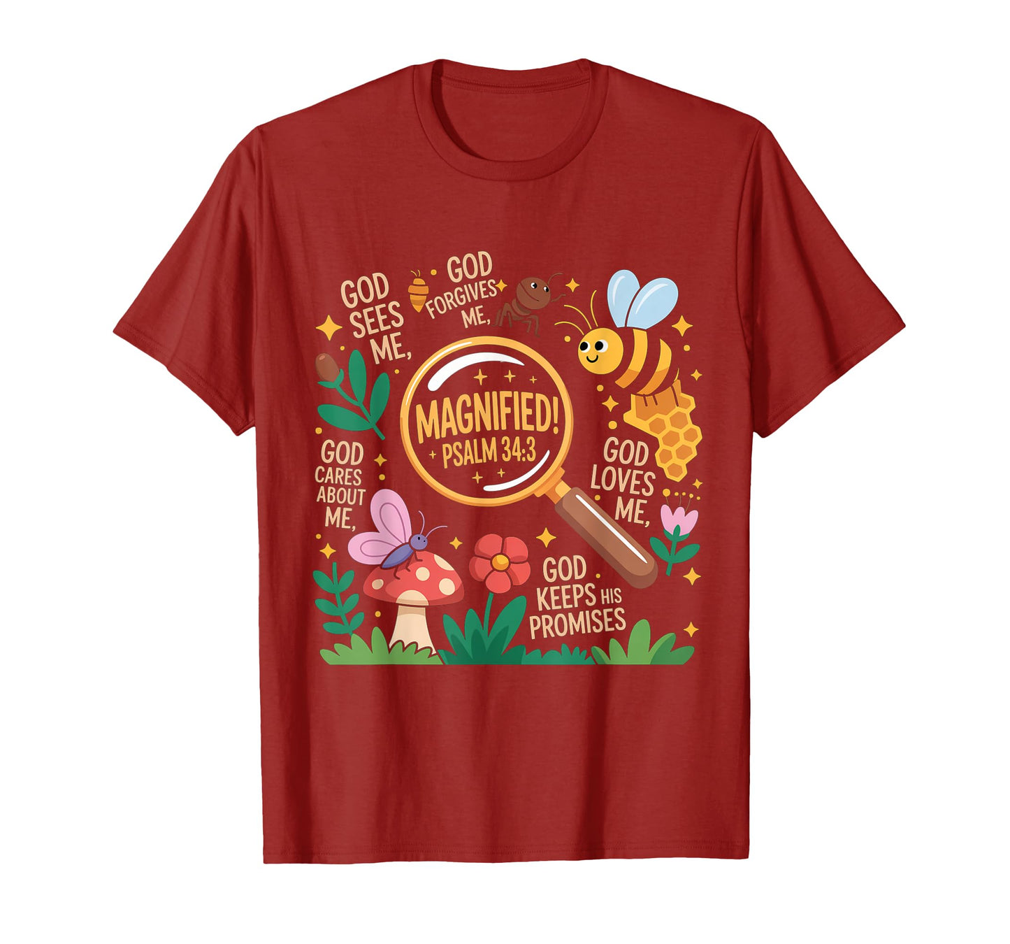 VBS Magnified Faith Adventure – Psalm 34:3 Insect Explorer T-Shirt
