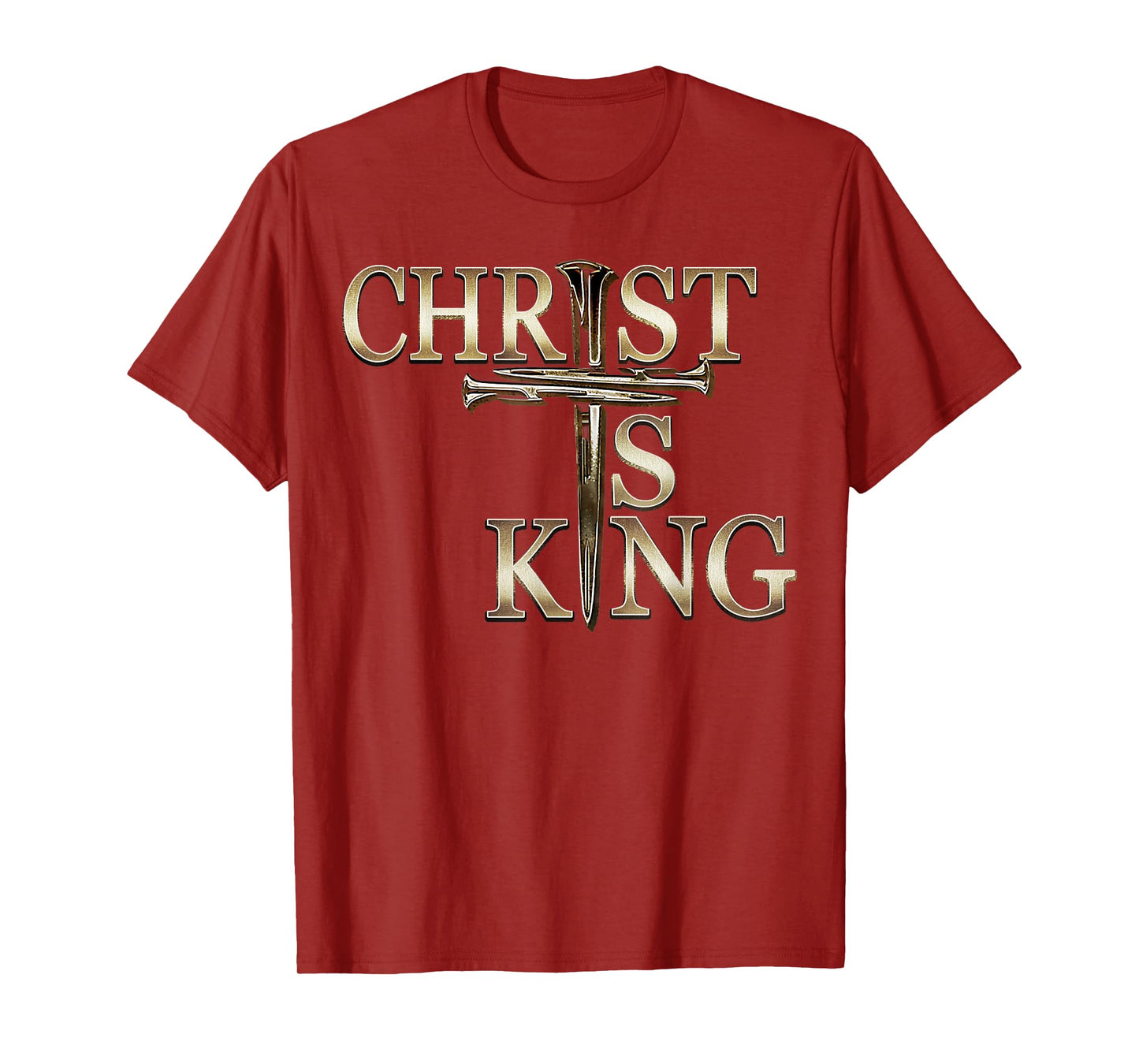 God Jesus Christ is King Bible Verse Religious Christian T-Shirt
