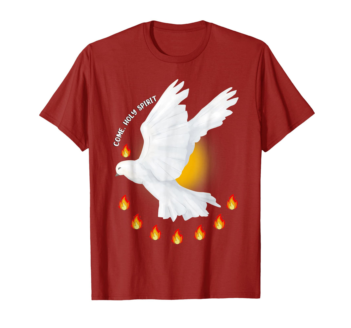 Come Holy Spirit Pentecost Jesus Christian Dove Pentecost T-Shirt