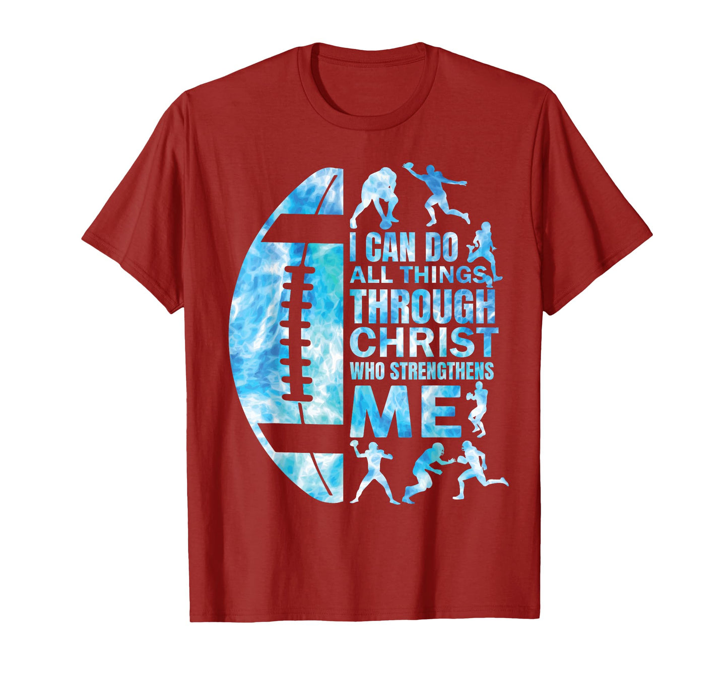 Football-Shirt Christian Women Boys Men Christ Religious T-Shirt