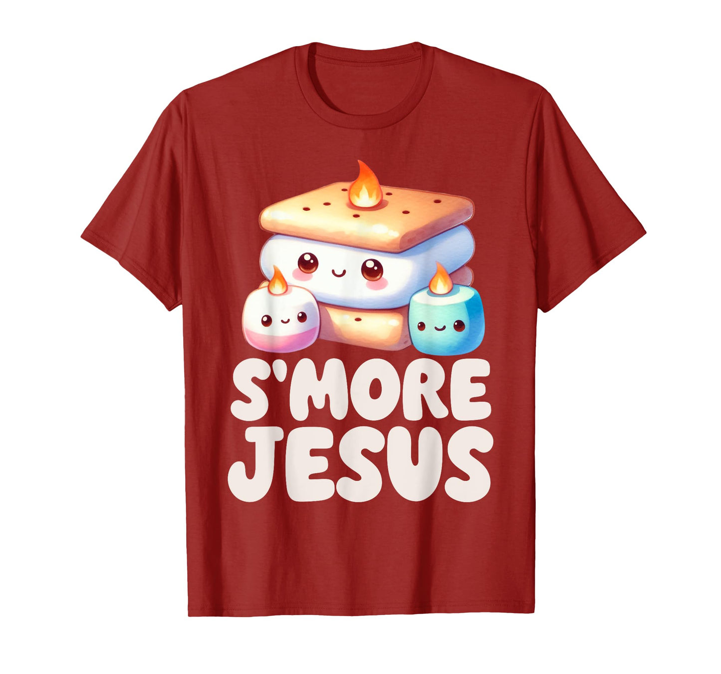 Smore Jesus Kawaii S'more Christian Funny Pun Religious T-Shirt