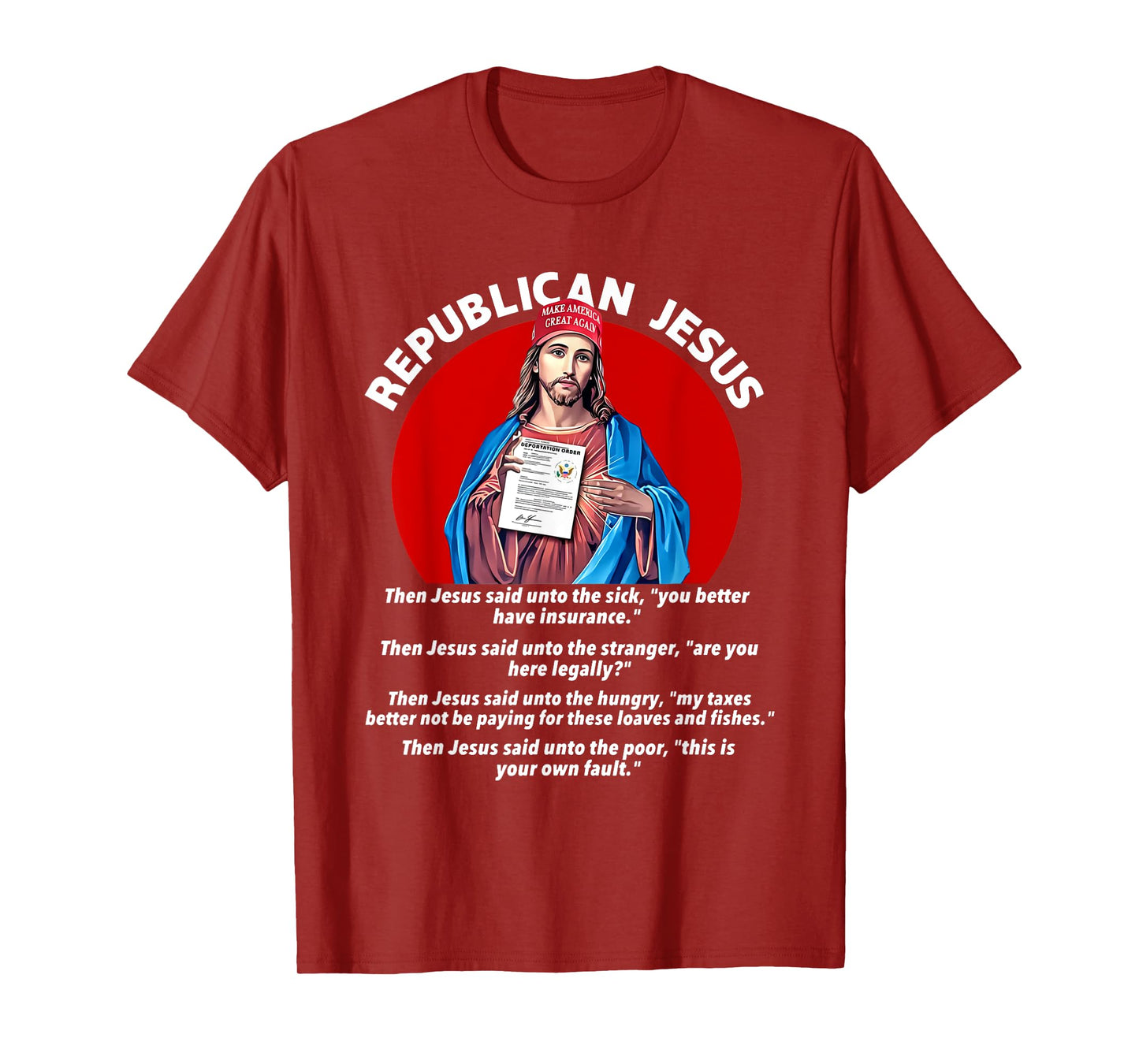 Republican Jesus Shirt Love Like Jesus Shirt T-Shirt