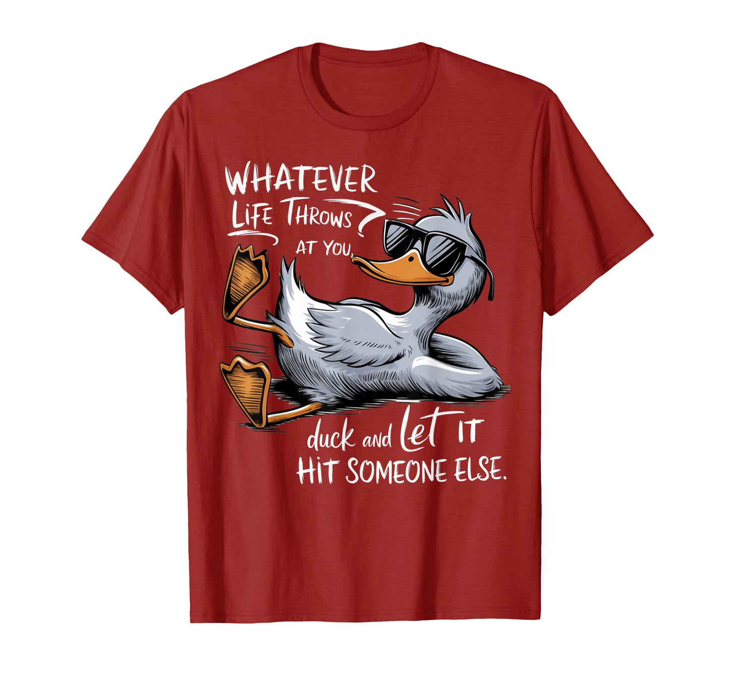 Funny Duck Graphic Tees Men Women Teens Funny Quote Gift T-Shirt