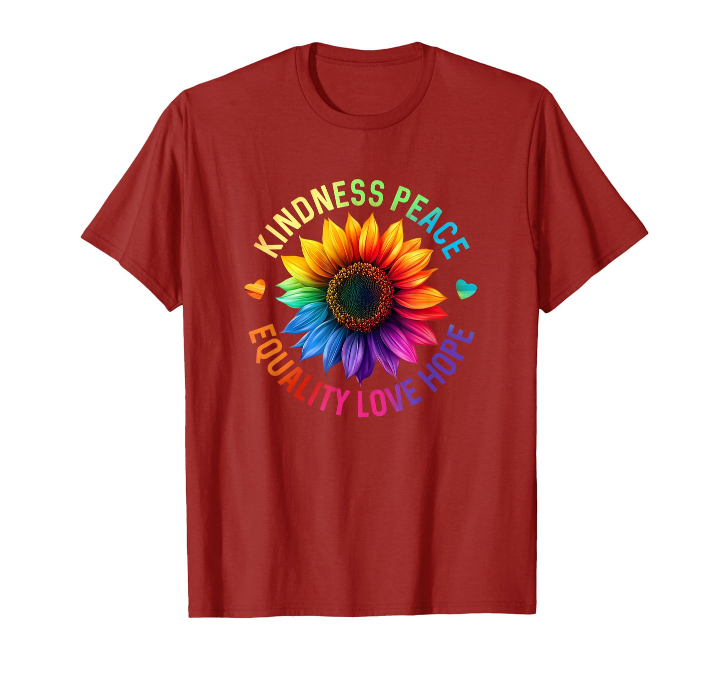 Sunflower Rainbow Ally Lgbtq Lgbt Gay Pride Month Women T-Shirt