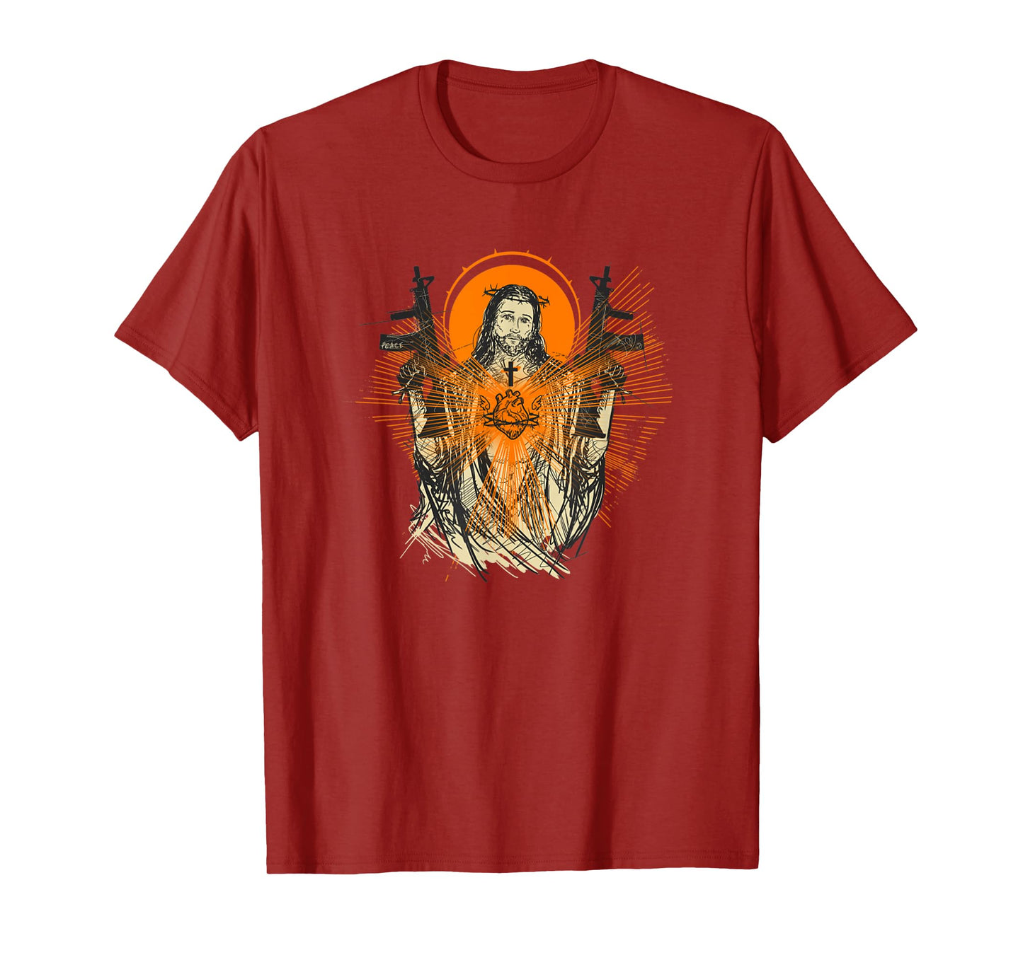 Vintage Jesus Protects Us Christians Bible Verses T-Shirt