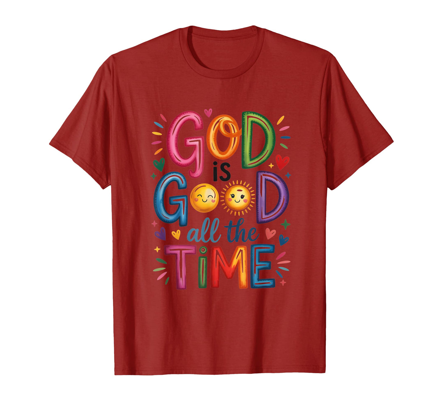 God is Good All The Time Jesus Christ Christian Gift T-Shirt