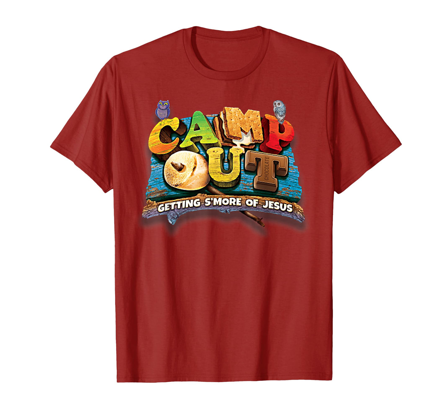 "Camp Out" Getting S'more of Jesus. A cool Summer T-shirt!! T-Shirt