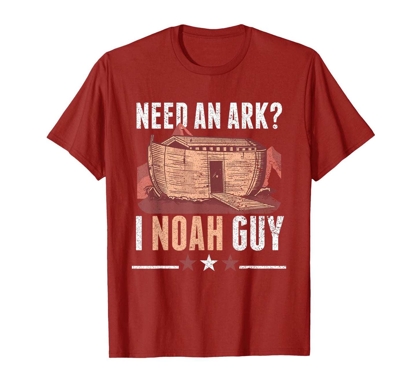 Funny Need An Ark I Noah Guy Christian Bible Character T-Shirt
