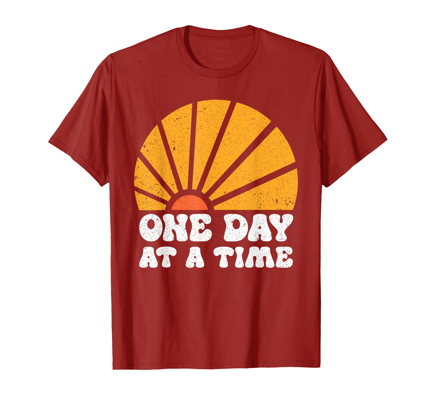 Vintage Motivational One Day At A Time Inspirational Quotes T-Shirt