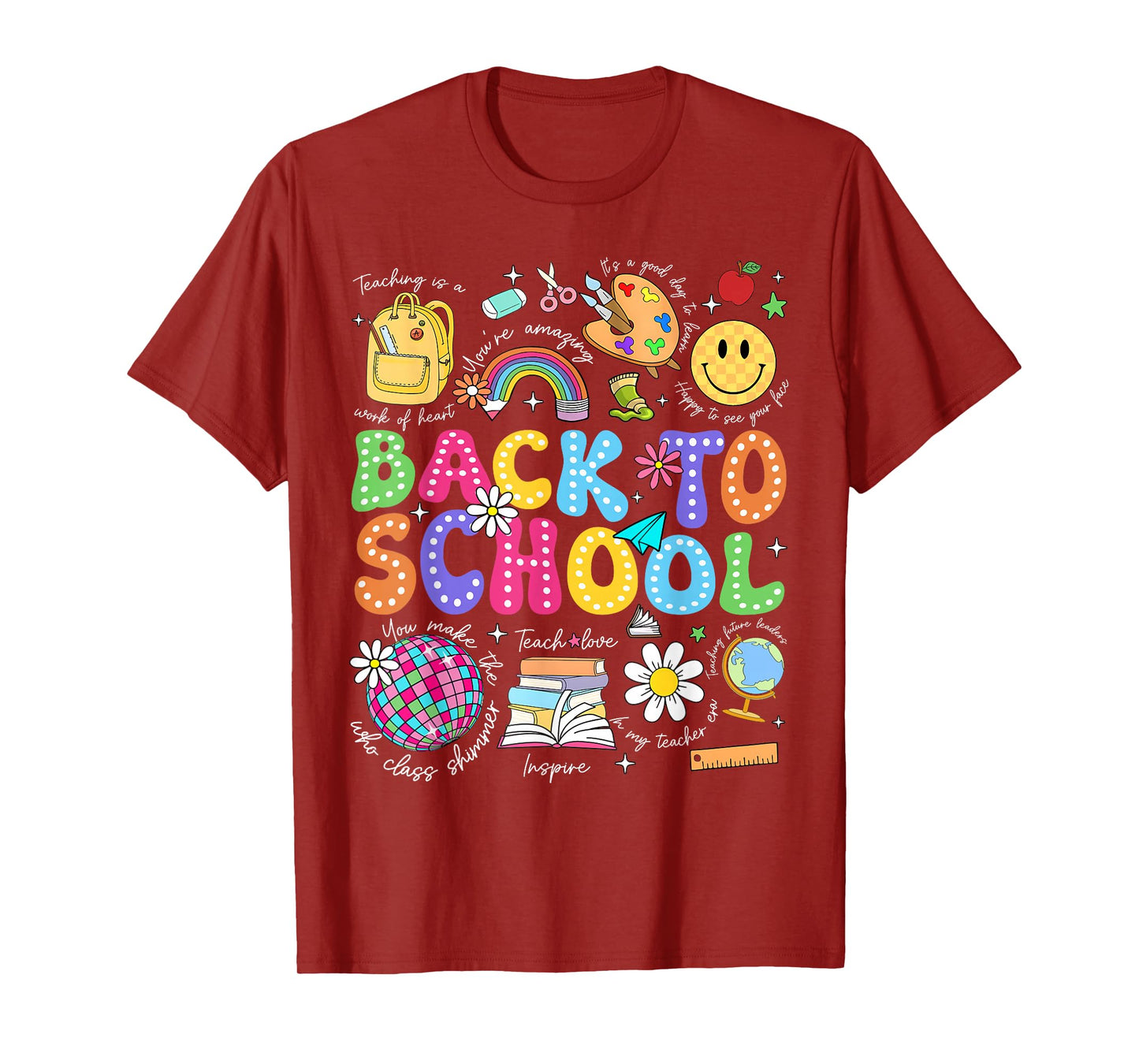 Inspiring Quotes Back To School Teacher Boy Girl First Day T-Shirt