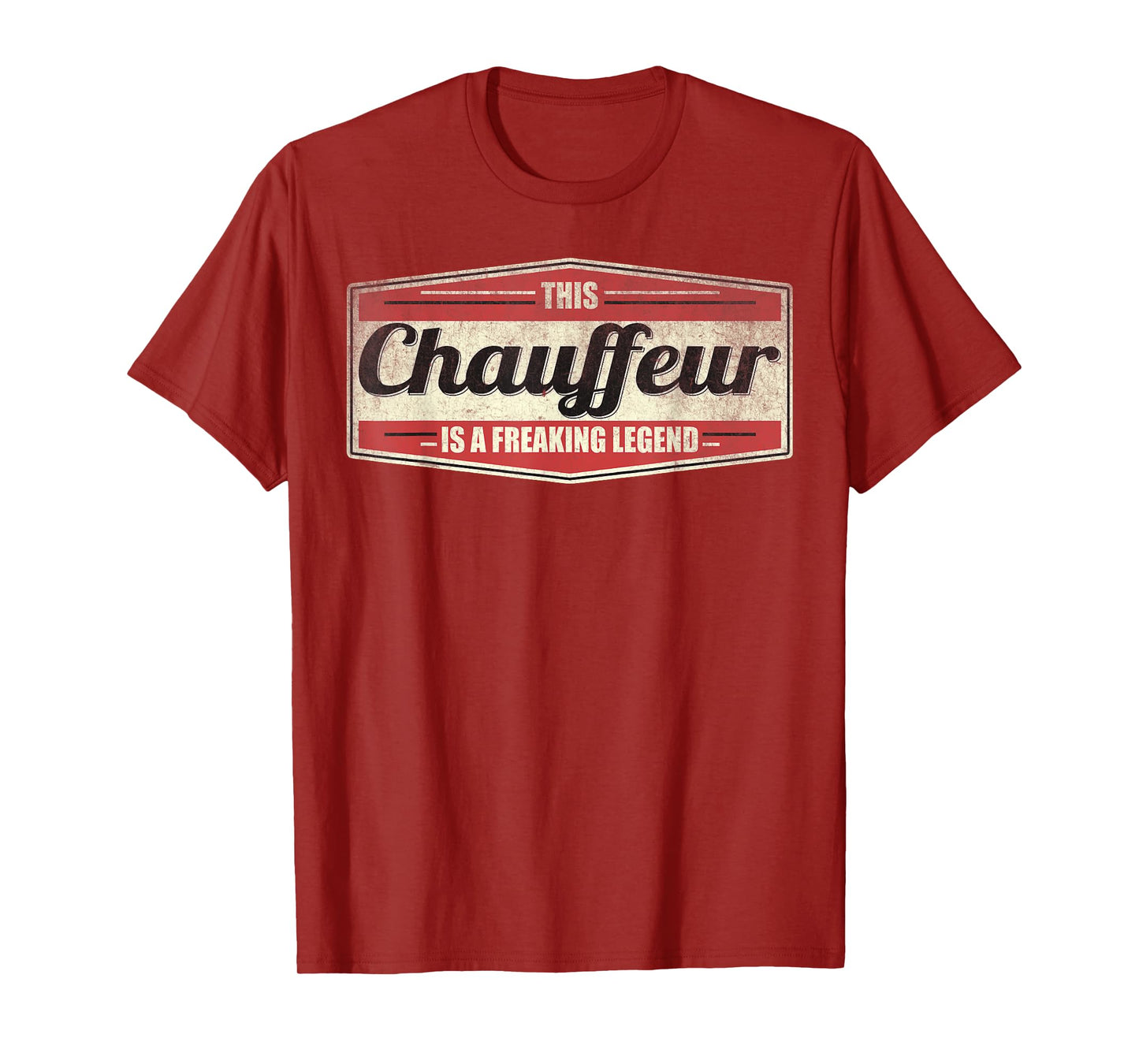 Funny Profession Quote Vintage Chauffeur T-Shirt