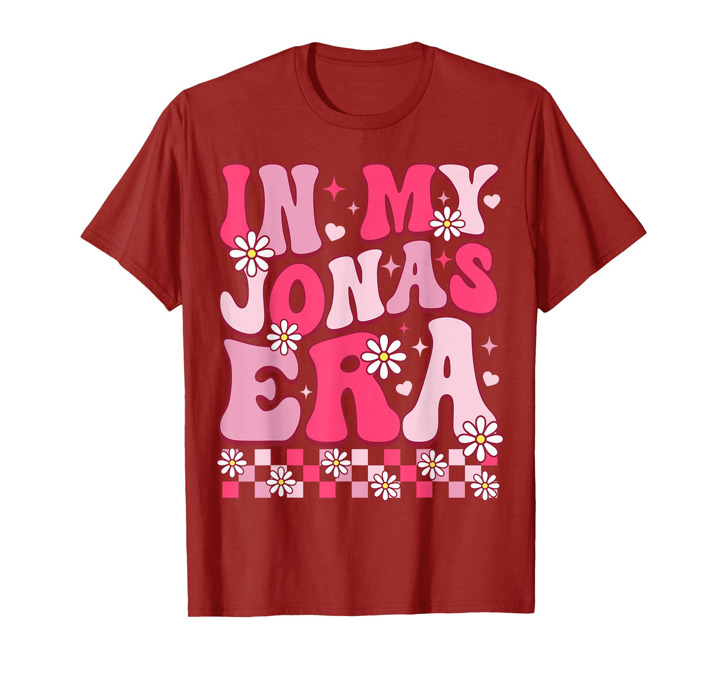 in My Jonas Era Funny Jonas Heart for Men Women Kids T-Shirt