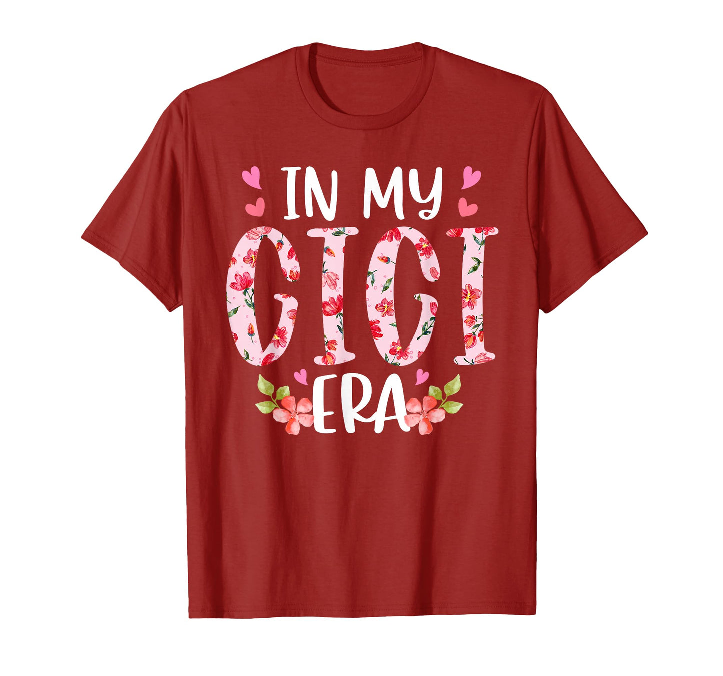 In My Gigi Era Floral Mother's Day Flower Girly Women T-Shirt
